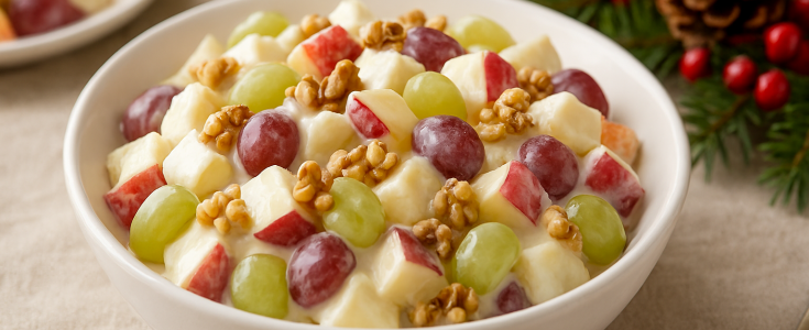 Ensalada de Manzana Navideña: frescura y tradición en las fiestas