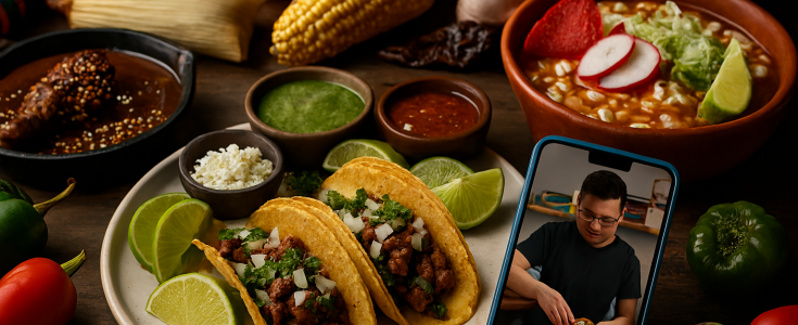 La cocina mexicana conquista el mundo digital