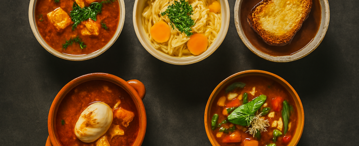 Las 5 mejores sopas para combatir el frío: tradición, sabor y calor en cada cucharada