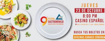 Córdoba se prepara para el 9° Festival Gastronómico CANACO SERVYTUR