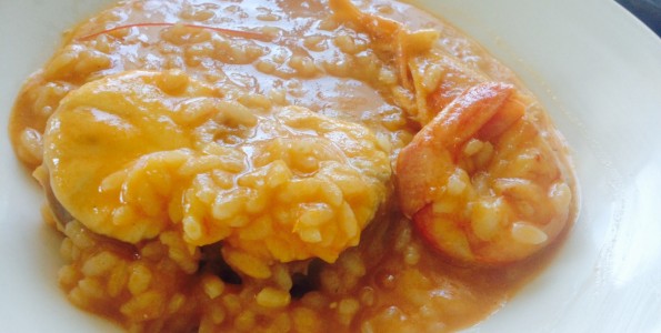 Arroz de Tamboril y Langostinos